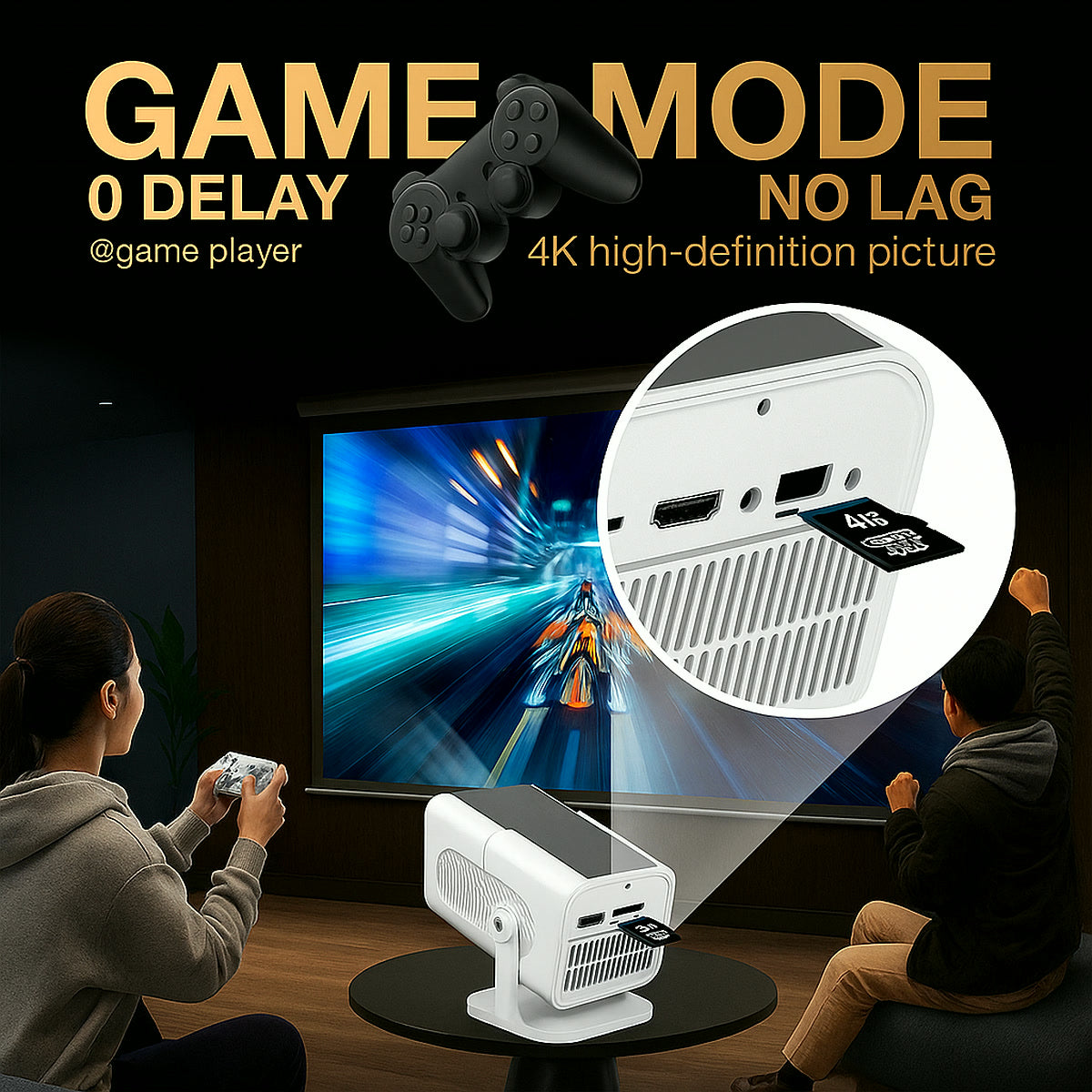 Game mode, no lag