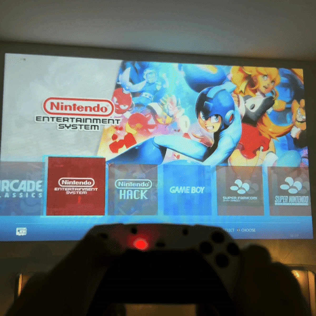 Classic console menu
